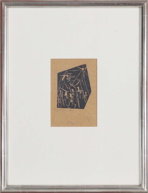 Lyonel Feininger - DA-DA I (Der Abgott) - Frame image