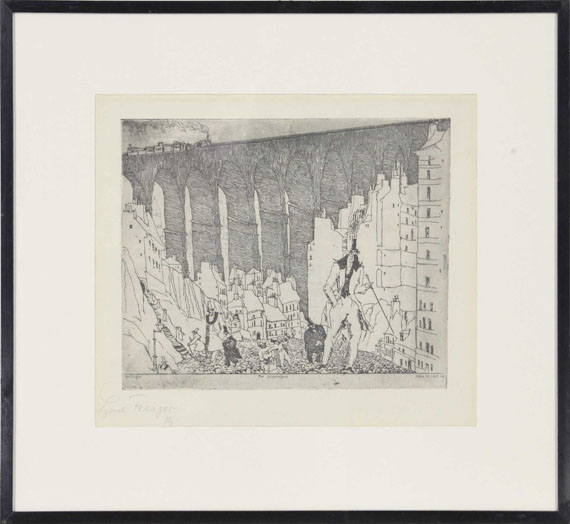 Lyonel Feininger - The Disparagers (Die Höhnenden / Die Ausgestoßenen) - Frame image