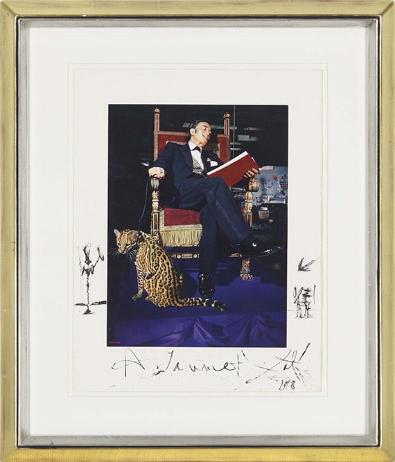 Salvador Dalí - Portrait photographique de Salvador Dalí et l