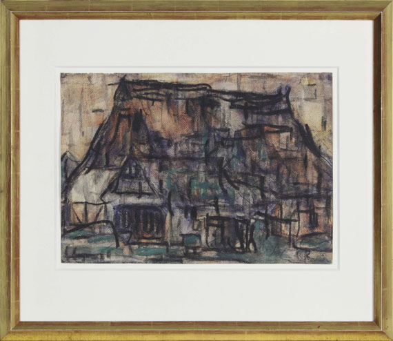Christian Rohlfs - Haus in Soest - Frame image