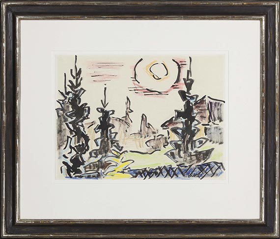 Karl Schmidt-Rottluff - Morgensonne - Frame image