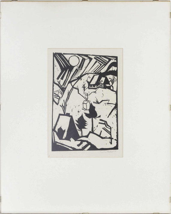 Erich Heckel - Schneetreiben - Frame image