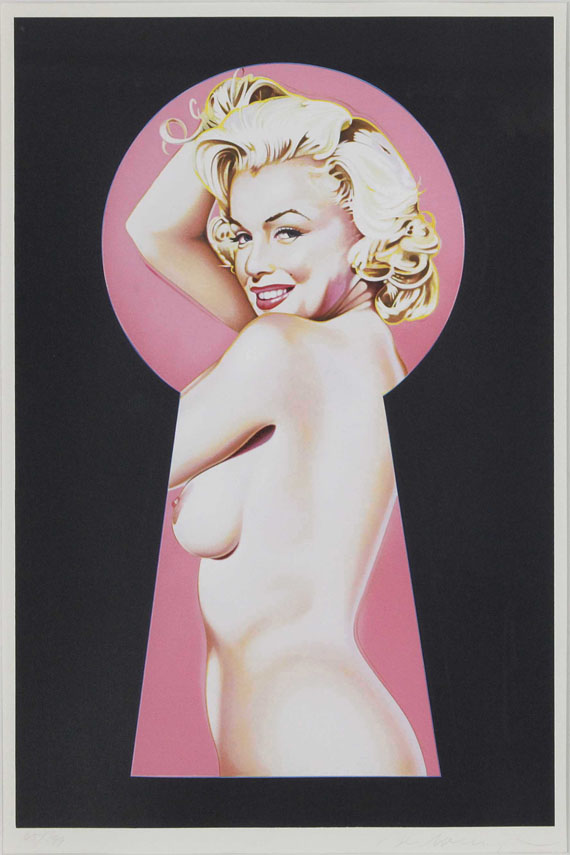 Mel Ramos - Peek-a-Boo Marilyn (#1, #2, #3) - Frame image