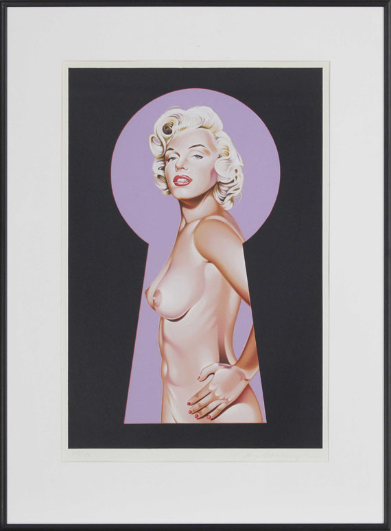 Mel Ramos - Peek-a-Boo Marilyn (#1, #2, #3) - Frame image