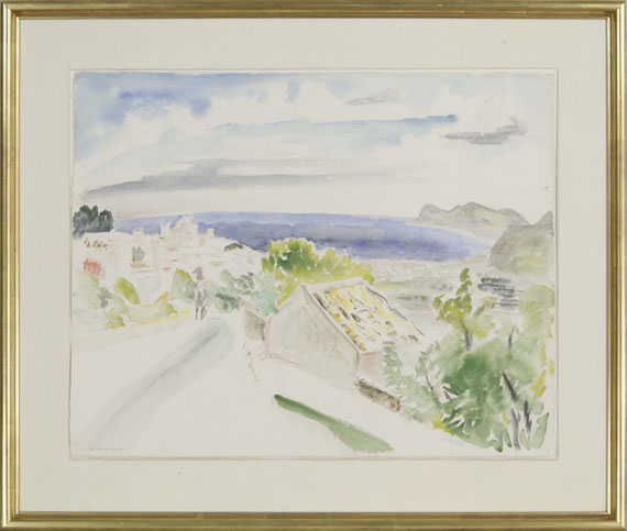 Erich Heckel - Strasse bei Agrigent - Frame image