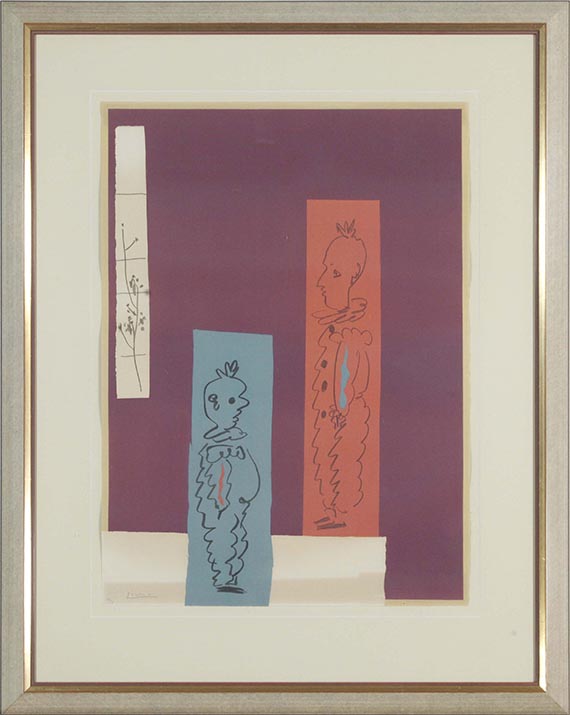Pablo Picasso - Deux Clowns - Frame image