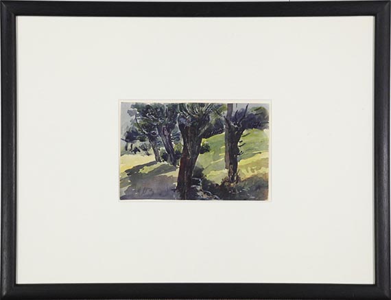Karl Schmidt-Rottluff - Weiden am Graben - Frame image