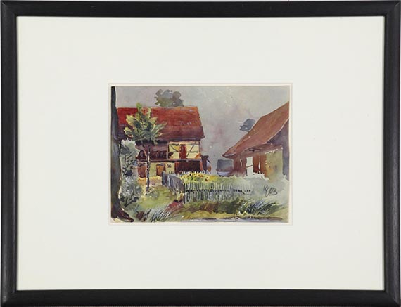 Karl Schmidt-Rottluff - Bauerngehöft - Frame image