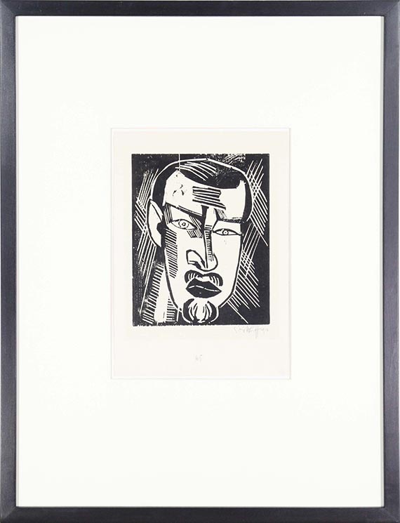 Karl Schmidt-Rottluff - Selbstbildnis - Frame image