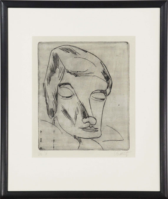 Karl Schmidt-Rottluff - Emybildnis - Frame image