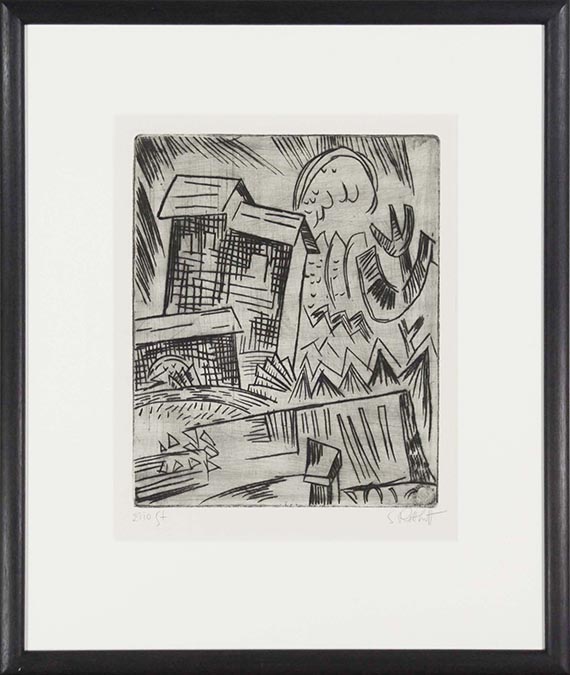 Karl Schmidt-Rottluff - Gärtnerhaus - Frame image