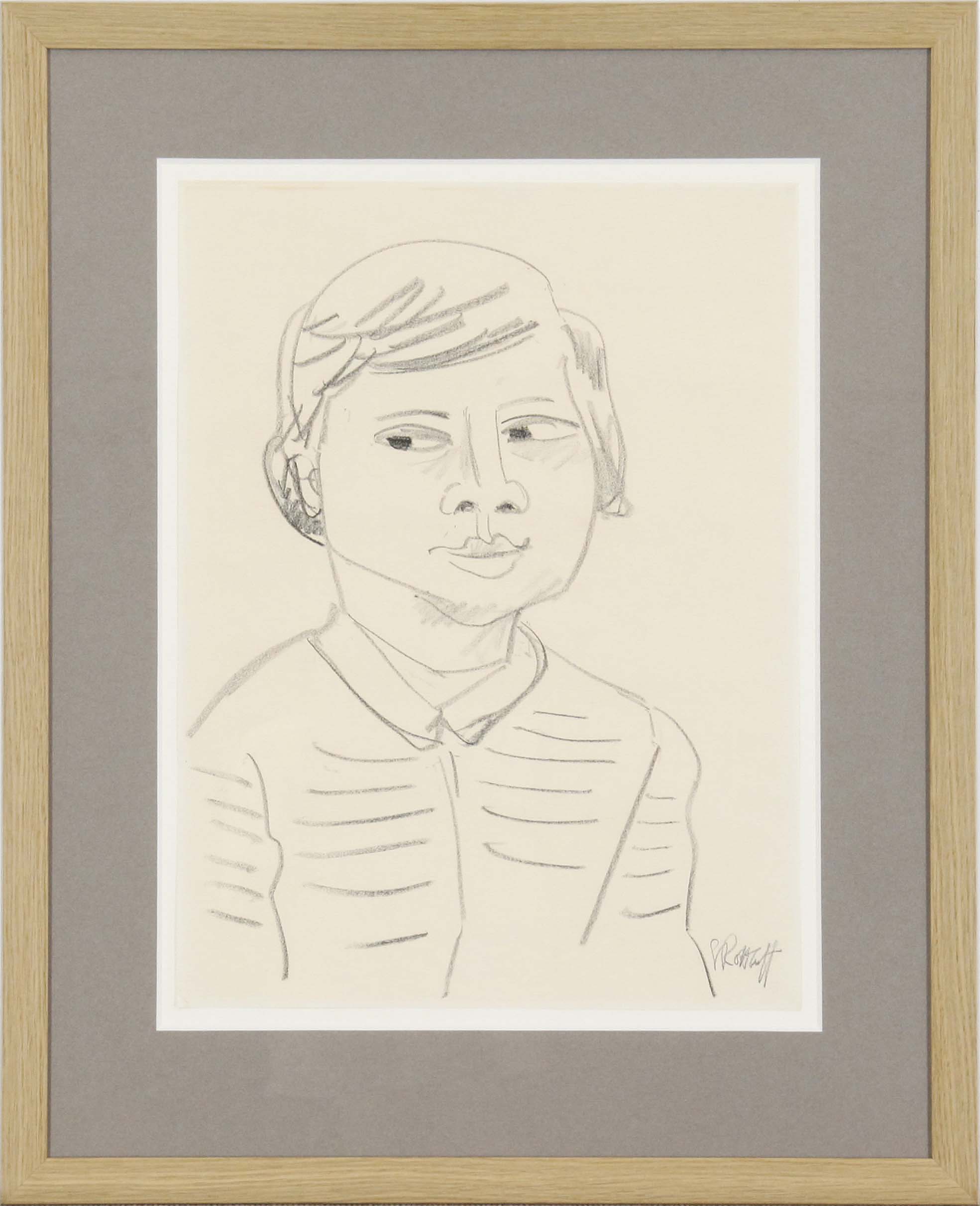 Karl Schmidt-Rottluff - Bettina - Frame image