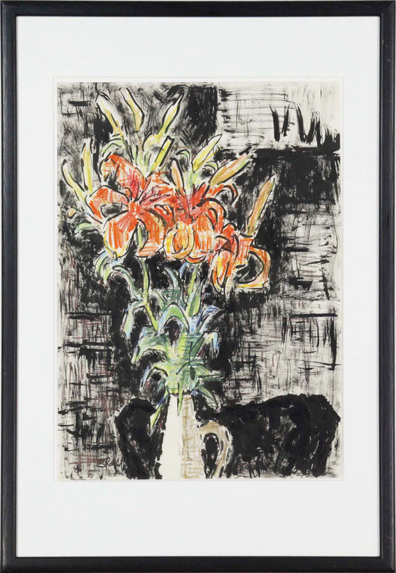 Karl Schmidt-Rottluff - Feuerlilie II - Frame image