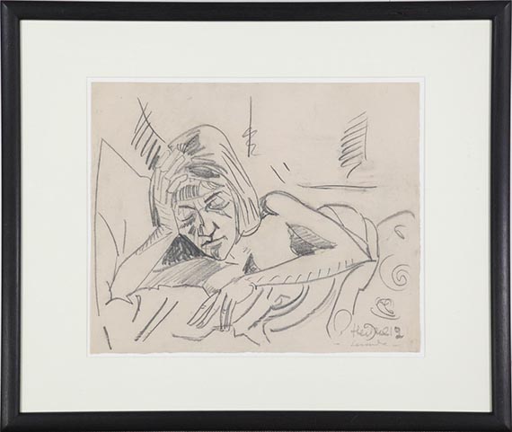 Erich Heckel - Lesende - Frame image