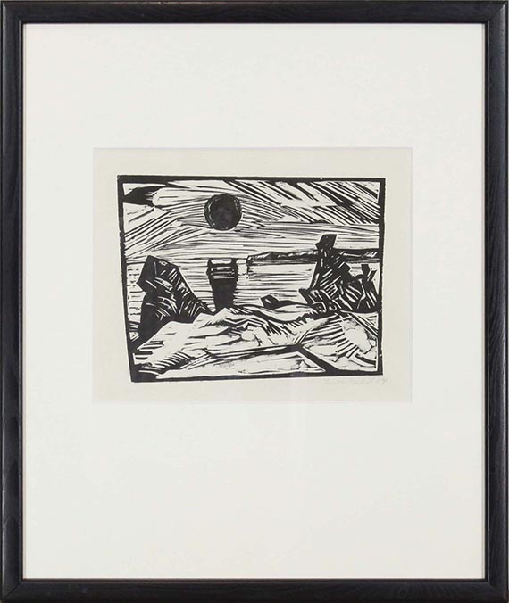 Erich Heckel - Sonnenaufgang - Frame image