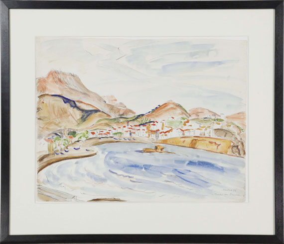 Erich Heckel - Bucht von Banyuls - Frame image