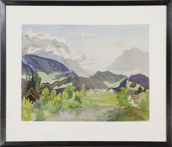Erich Heckel - Am Bleiberg - Frame image