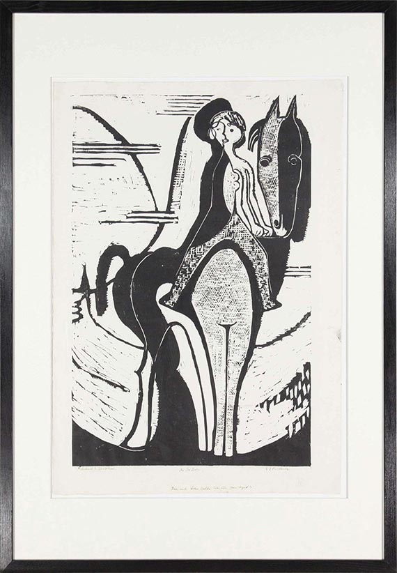 Ernst Ludwig Kirchner - Reiterin - Frame image