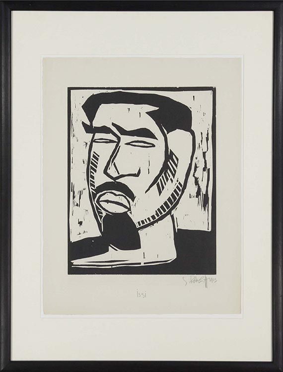 Karl Schmidt-Rottluff - Selbstbildnis I - Frame image
