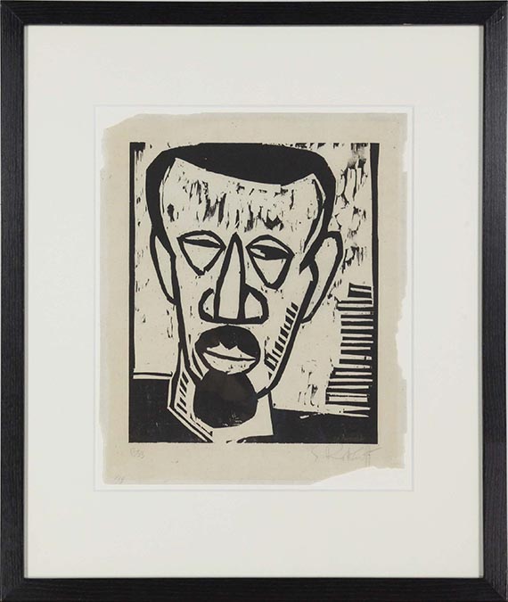Karl Schmidt-Rottluff - Selbstbildnis II - Frame image