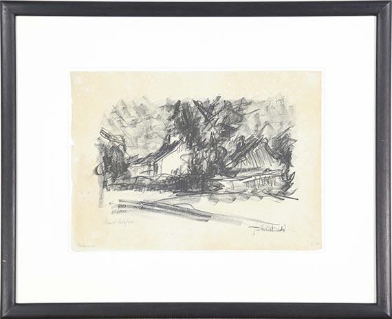 Karl Schmidt-Rottluff - Mondnacht - Frame image