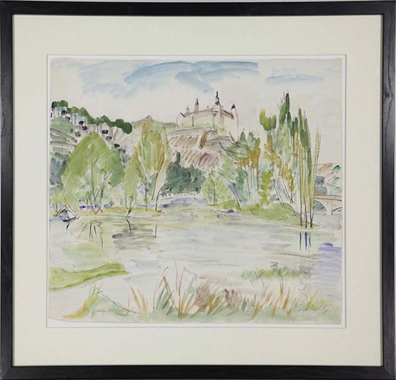 Erich Heckel - Main bei Würzburg - Frame image