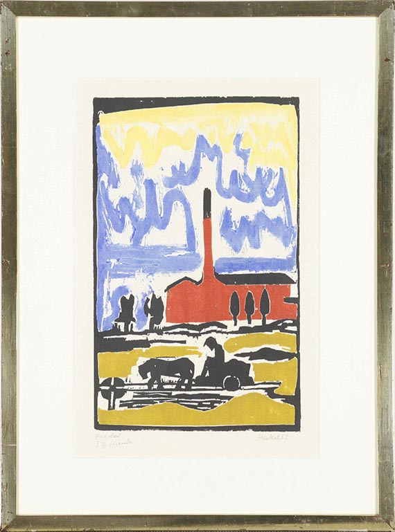 Erich Heckel - Ziegelei - Frame image