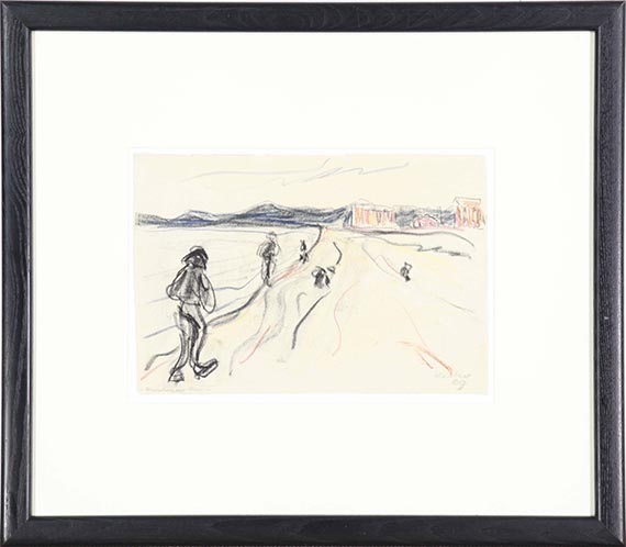 Erich Heckel - Menschen am Meer - Frame image