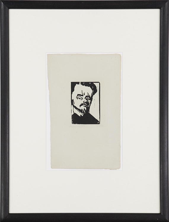 Erich Heckel - Malerbildnis - Frame image