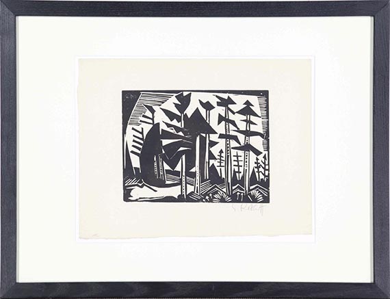 Karl Schmidt-Rottluff - Russischer Wald - Frame image