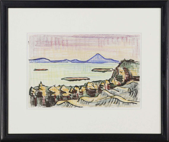 Karl Schmidt-Rottluff - Weiter Lebasee - Frame image