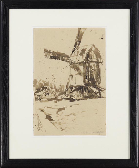 Karl Schmidt-Rottluff - Mühle auf Alsen - Frame image