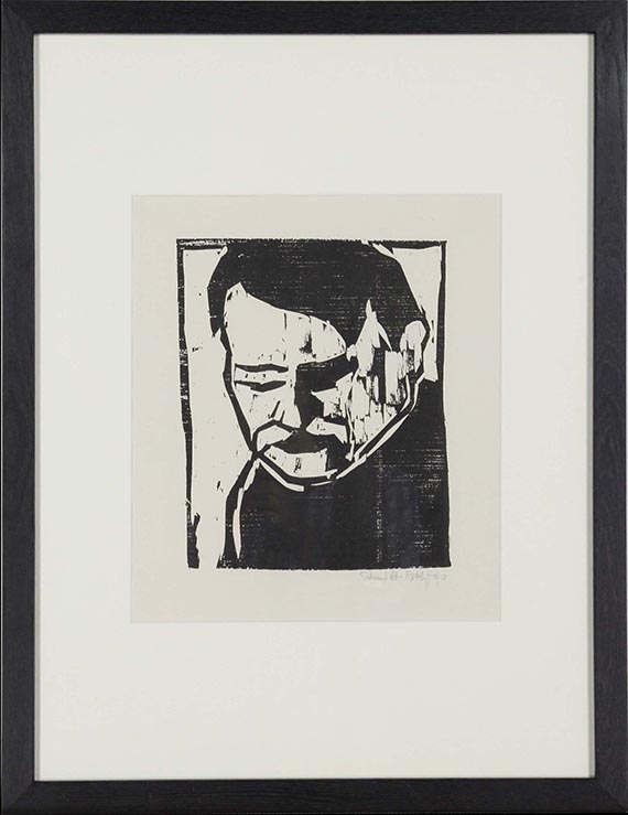 Karl Schmidt-Rottluff - Bildnis U - Frame image