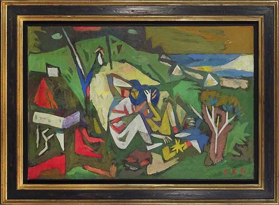 Friedrich Karl Gotsch - Liebeslegende - Frame image