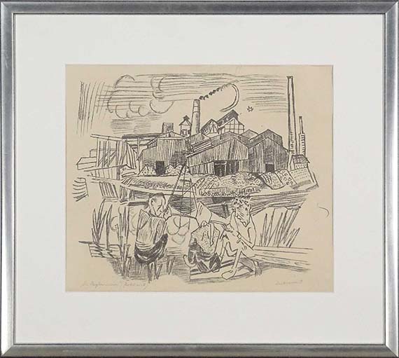 Max Beckmann - Die Anglerinnen - Frame image