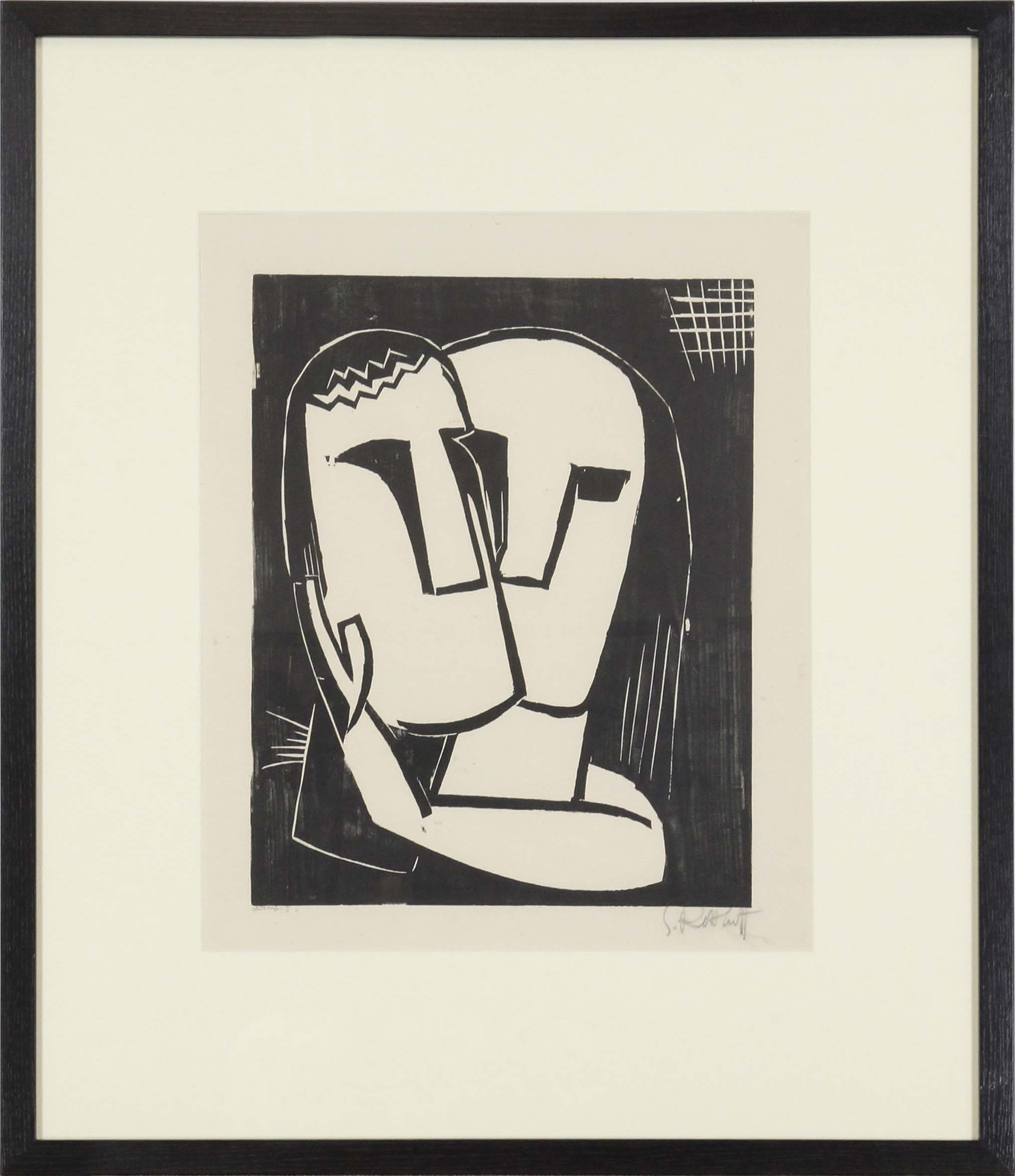 Karl Schmidt-Rottluff - Liebespaar - Frame image