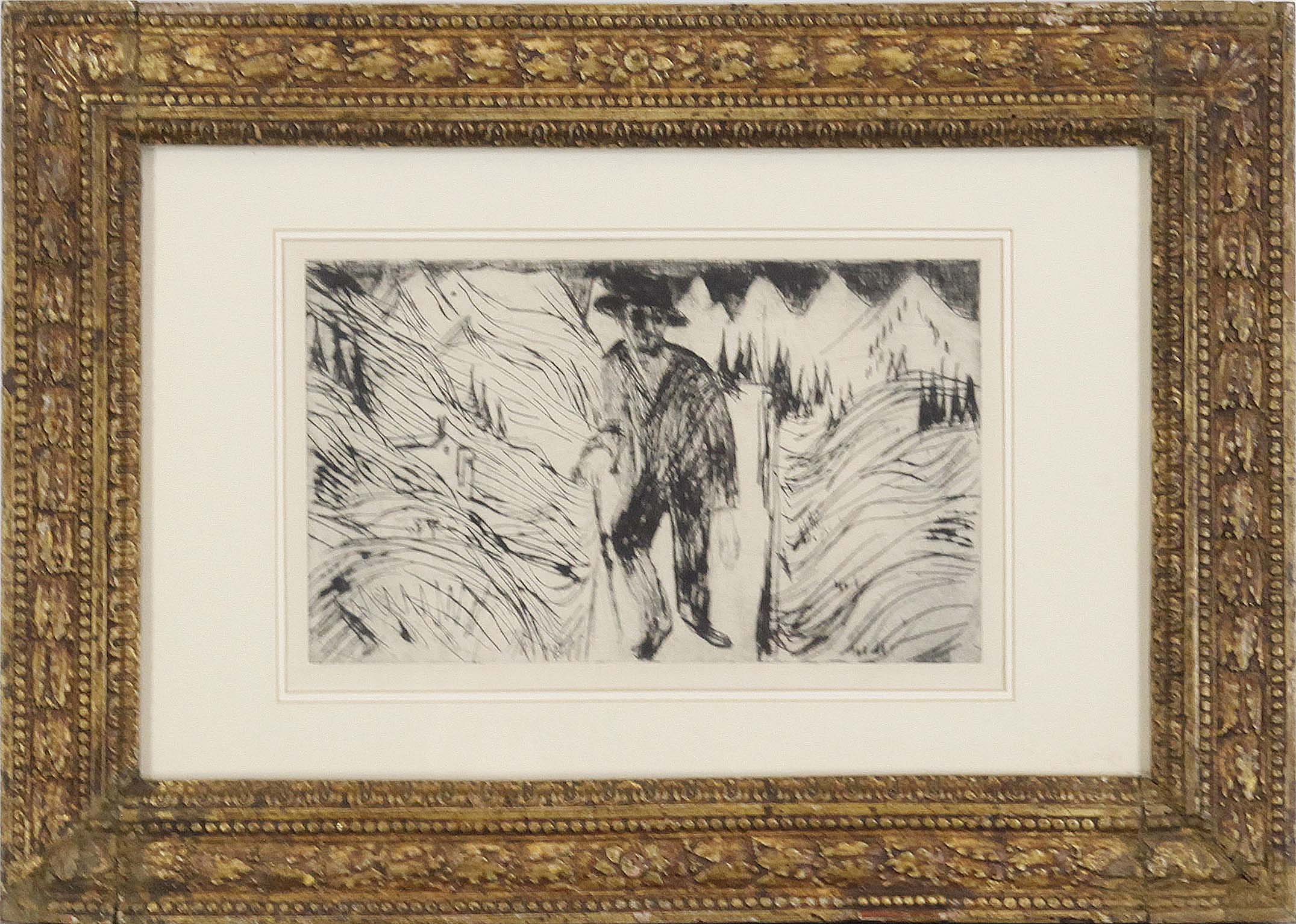 Ernst Ludwig Kirchner - Der Wanderer - Frame image