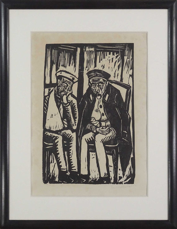 Erich Heckel - Zwei Verwundete - Frame image