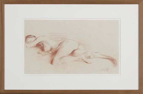 Otto Dix - Liegender Akt - Frame image