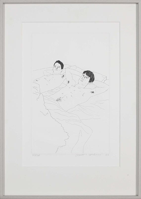 David Hockney - In despair - Frame image