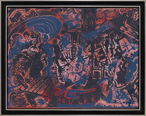 Jörg Immendorff - Heuler - Frame image