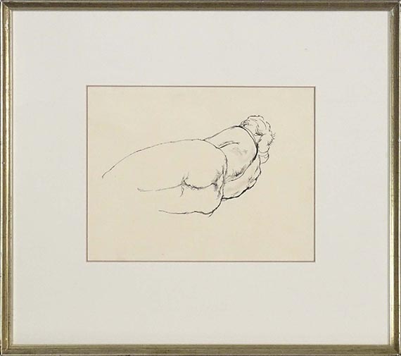 George Grosz - Liegender Rückenakt - Frame image