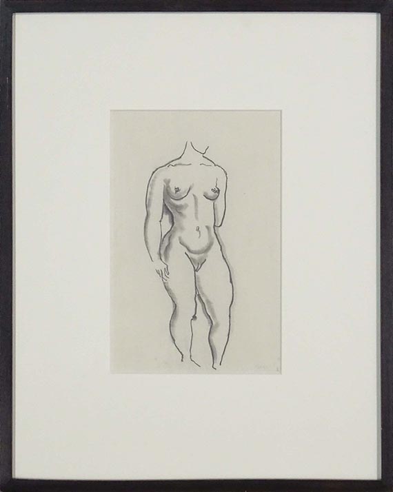 George Grosz - Weiblicher Akt - Frame image