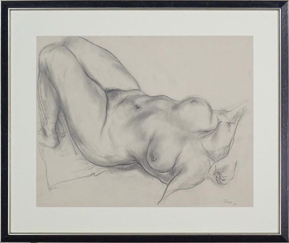 George Grosz - Liegender weiblicher Akt - Frame image