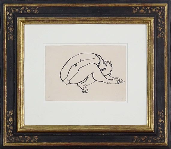 George Grosz - Akrobatischer weiblicher Akt - Frame image