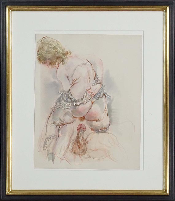 George Grosz - Lovers - Frame image
