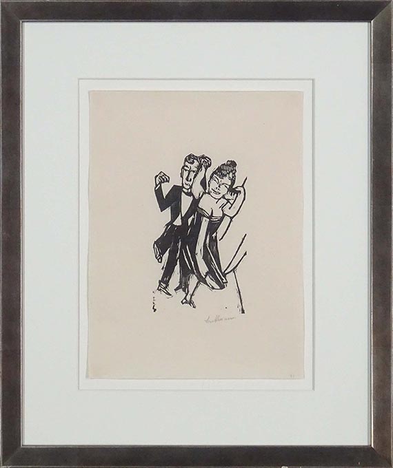 Max Beckmann - Kleines tanzendes Paar - Frame image