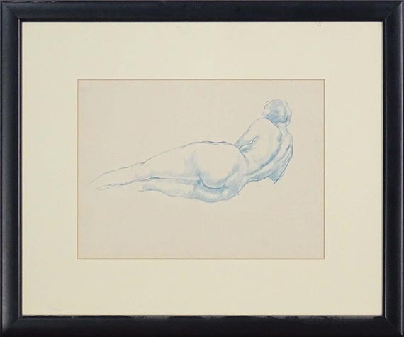 George Grosz - Liegender Rückenakt - Frame image