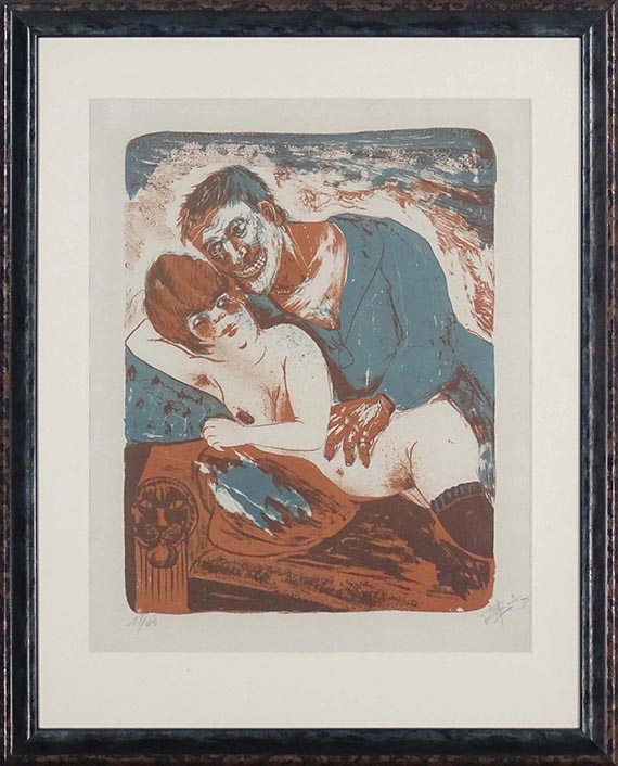 Otto Dix - Halbakt von vorn - Frame image