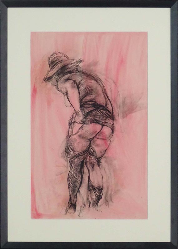 George Grosz - Rückenansicht mit Einblick - Frame image